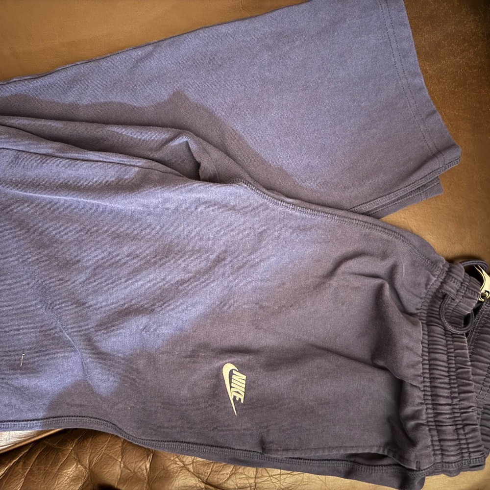 Nike Navy Joggers with Logo